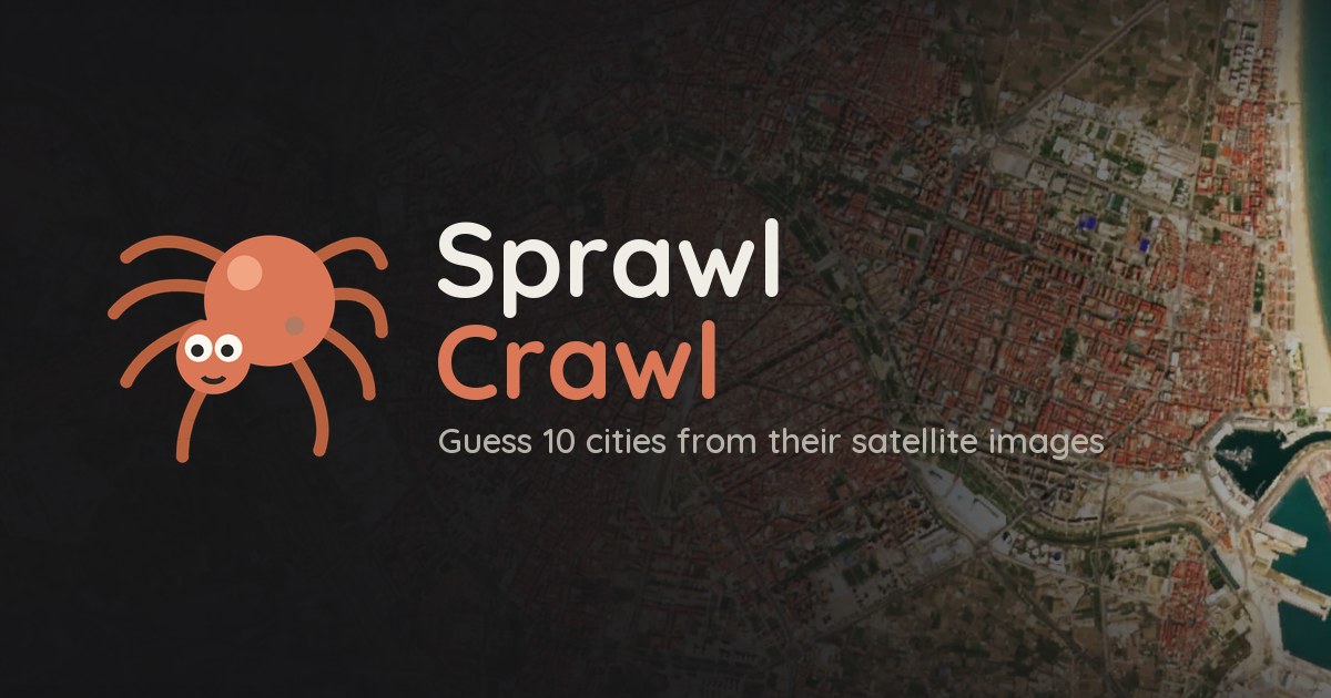 Had a lot of fun building this game based on images of all 33k towns with more than 10k people